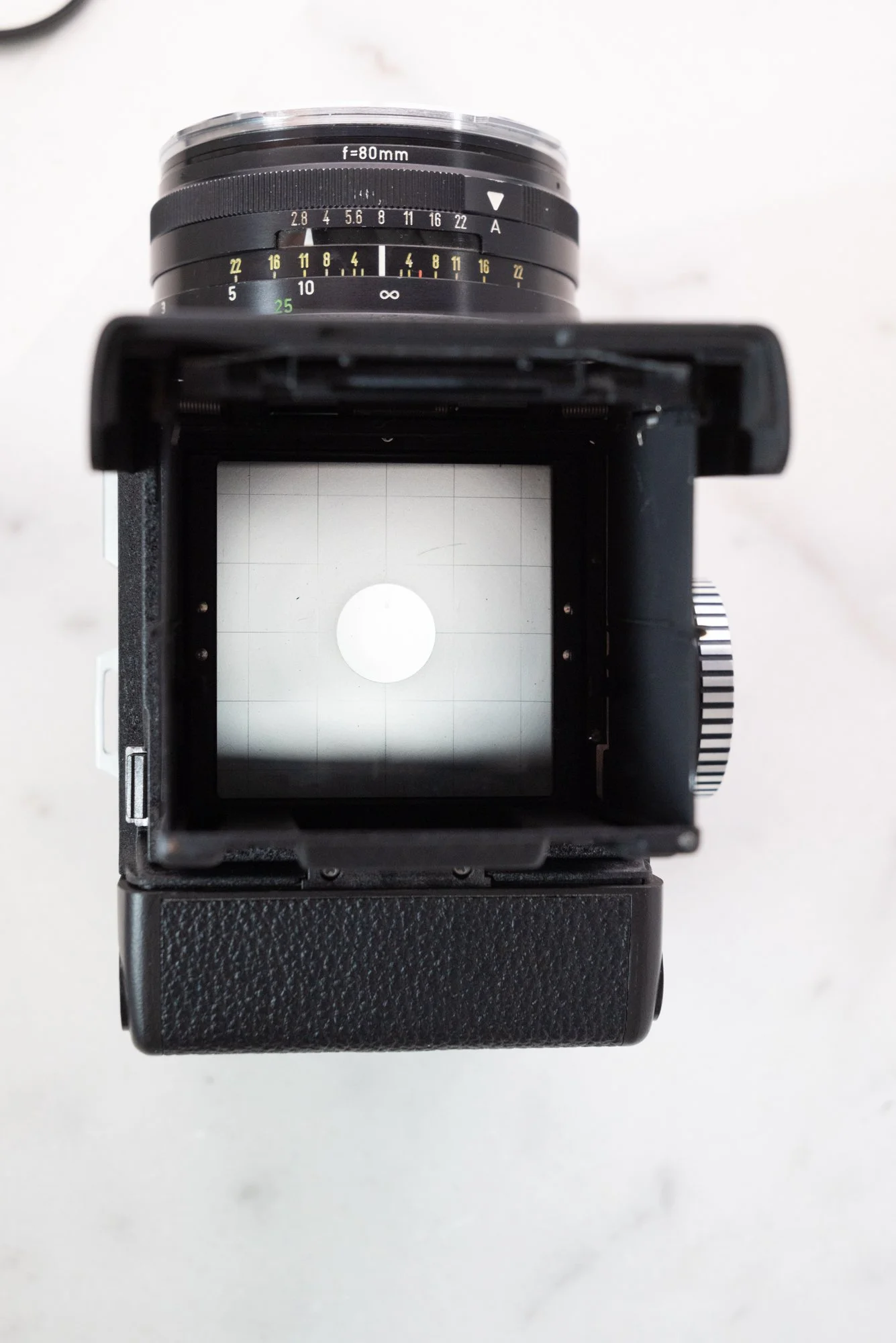 Rolleiflex SLX Medium Format Film SLR Camera with Rollei HFT 80mm